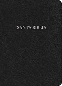 RVR 1960 Hand Size Giant Print Bible (Biblia Letra Grande Tamano Manual)-Black Bonded Leather Indexed