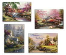 Boxed Card-Birthday-Thomas Kinkade-Birthday Blessings (Box Of 12) -70107