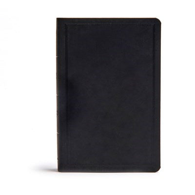 CSB Deluxe Gift Bible-Black LeatherTouch