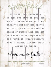 Rustic Pallet Art-Love Is Patient (9 x 12)