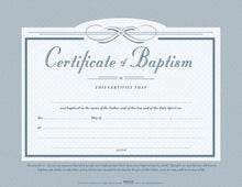 """Certificate-Baptism (5.5"""" x 3.5"""") (Pack Of 6)                                                                           """