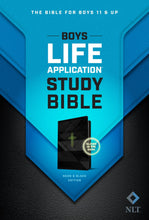 NLT Boys Life Application Study Bible-Neon/Black TuTone