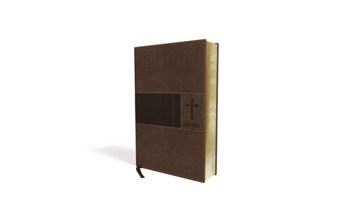 NIV Premium Gift Bible (Comfort Print)-Brown Leathersoft Indexed