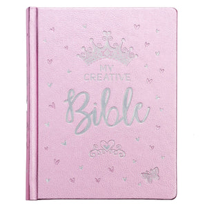 ESV My Creative Bible For Girls-Pink Faux Leather Hardcover