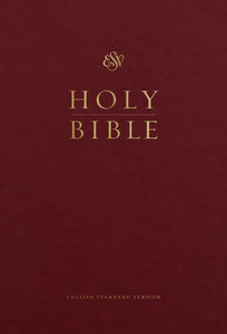 ESV Pew And Worship Bible/Large Print-Burgundy Hardcover