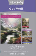 Card-Boxed-Get Well-Thomas Kinkade-KJV (Box Of 12)