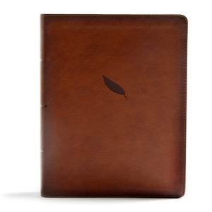 CSB Legacy Notetaking Bible-Tan LeatherTouch