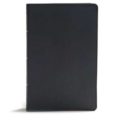 KJV Giant Print Reference Bible-Black Genuine Leather