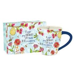 Mug-Cafe-Be Joyful Pray Continually w/Gift Box (17 Oz)