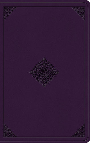 ESV Value Thinline Bible-Lavender Ornament Design TruTone