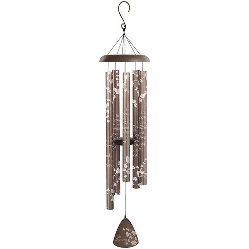 Wind Chime-Silhouette Sonnet-In Memory-Matte Bronze (30