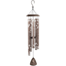"""Wind Chime-Silhouette Sonnet-Amazing Grace-Matte Bronze (30"""")                                                           """