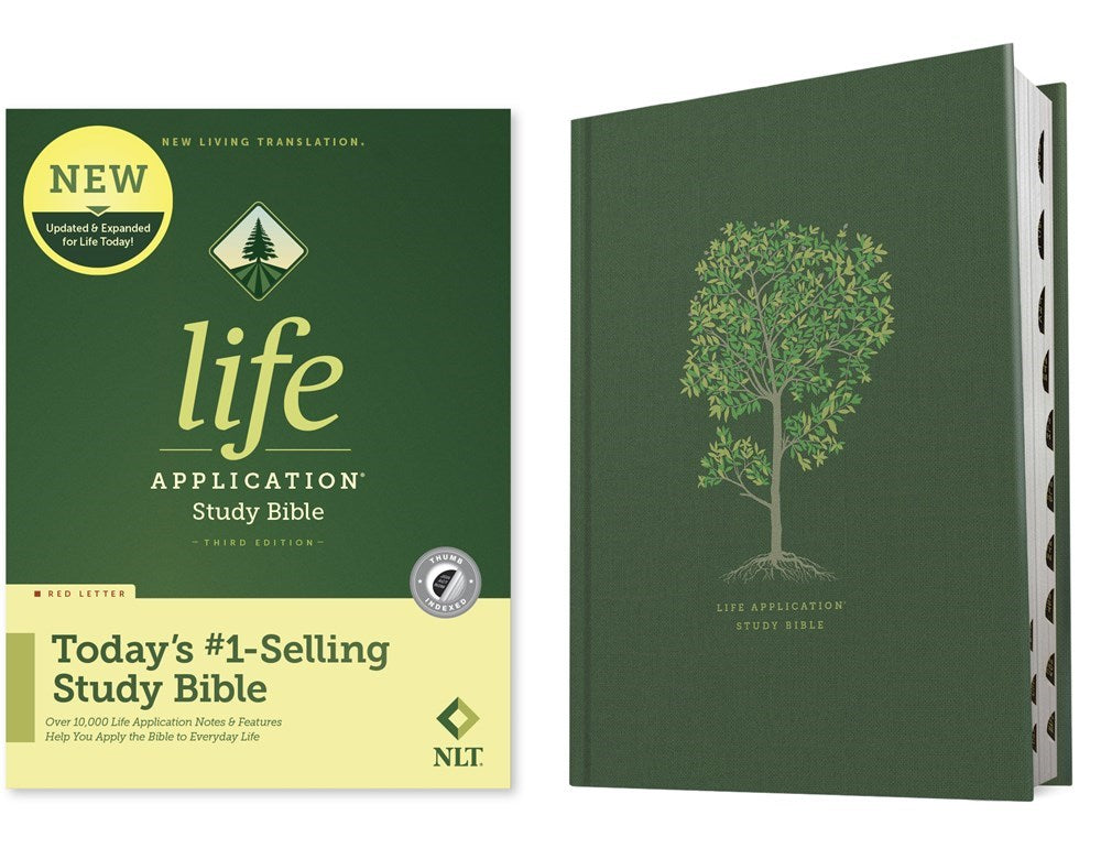 NLT Life Application Study Bible (Third Edition) (RL)-Hardcover Indexed