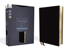 NASB Thinline Bible/Large Print (Comfort Print)-Black Bonded Leather