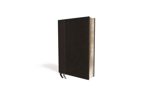 NIV Personal Size Large Print Bible (Comfort Print)-Black Leathersoft