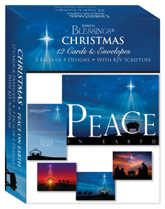 Card-Boxed-Shared Blessings-Christmas-Assorted/Peace On Earth (Box Of 12)
