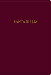 RVR 1960 Super Giant Print Reference Bible (Biblia Letra Super Gigante con Refer)-Burgundy Imitation Leather Index