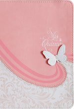 RVR 1960 Biblia Mis Quince (Sweet 15 Edition)-Pink & White LeatherTouch