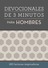 Devocionales de 3 Minutos Para Hombres: 180 Lecturas Inspiradoras -- Compiled by Barbour Staff