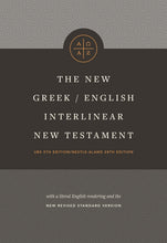 The New Greek-English Interlinear New Testament-Hardcover