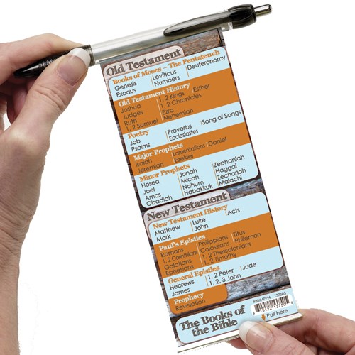 Pen-Books Of The Bible w/Pull-Out Banner (NIV) (Pack Of 12)