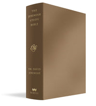 ESV The Jeremiah Study Bible-Bronze LeatherLuxe