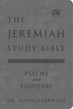 ESV The Jeremiah Study Bible Psalms And Proverbs-Gray Euroluxe