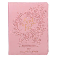 Find Rest Devotional-Pink LuxLeather