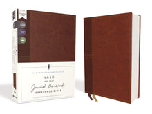 NASB 1995 Journal The Word Reference Bible (Comfort Print)-Brown Leathersoft