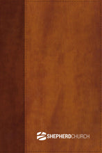 NIV Giant Print Compact Bible (Comfort Print)-Brown Leathersoft