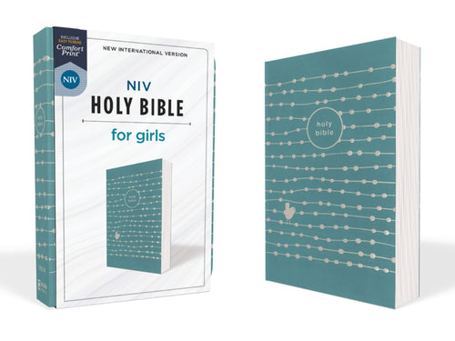 NIV Holy Bible For Girls/Soft Touch Edition (Comfort Print)-Teal Leathersoft