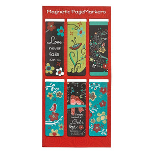 Bookmark-Pagemarker-Magnetic-Love Never Fails (Set Of 6)