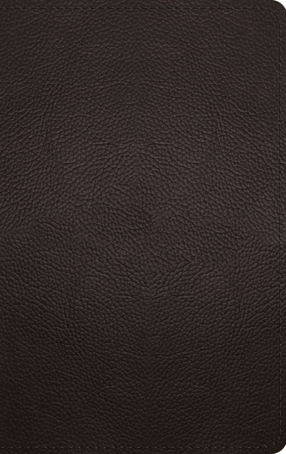 ESV Thinline Bible-Deep Brown Buffalo Leather
