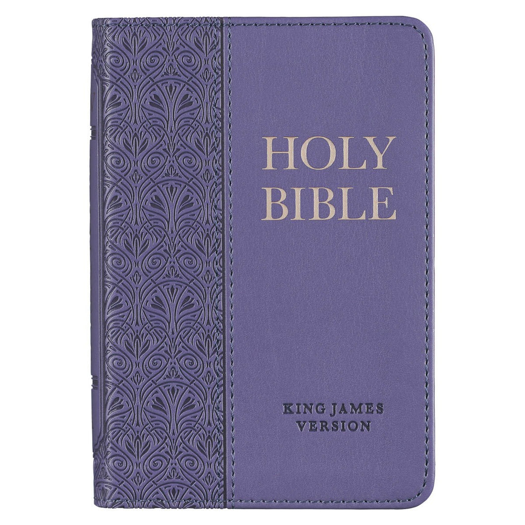 KJV Pocket Bible-Lavender Faux Leather