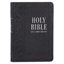 KJV Large Print Compact Bible-Black Faux Leather