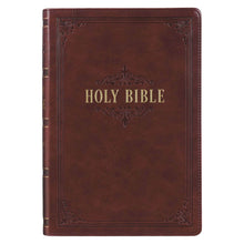 KJV Giant Print Bible (Full-Size)-Burgundy Faux Leather Indexed