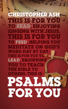 Psalms For You (God'S Word For You)