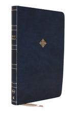 NKJV Large Print Thinline Bible (Comfort Print)-Blue Leathersoft