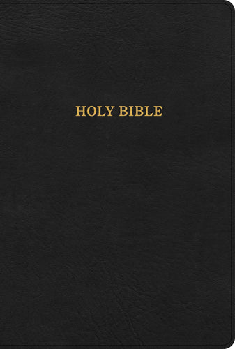 KJV Large Print Thinline Bible-Black LeatherTouch