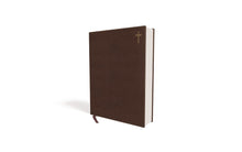 NIV Journal The Word Bible  Double-Column (Comfort Print)-Brown Leathersoft