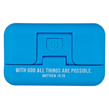 Booklight-Hydraulic-With God Ll Things Are Possible-Blue