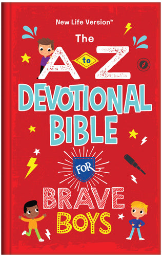 NLT The A To Z Devotional Bible For Brave Boys-Hardcover