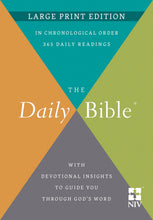 NIV The Daily Bible Large Print Edition-Hardcover