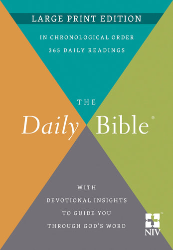 NIV The Daily Bible Large Print Edition-Hardcover