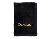 Towel-Deacon-Black w/Gold Lettering