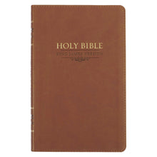 KJV Gift Edition Bible-Saddle Tan Faux Leather