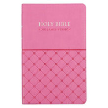 KJV Gift Edition Bible-Pink Faux Leather