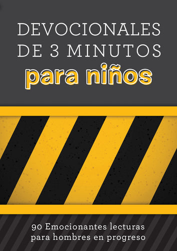 Spanish-3 Minute Devotions For Boys (Devocionales De 3 Minutos Para Ninos)