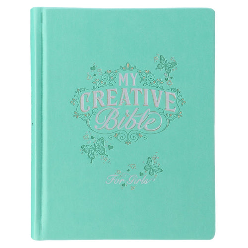 ESV My Creative Bible For Girls-Teal Faux Leather Hardcover