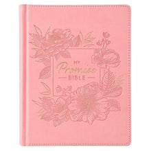 KJV My Promise Bible-Pink Square Faux Leather Hardcover